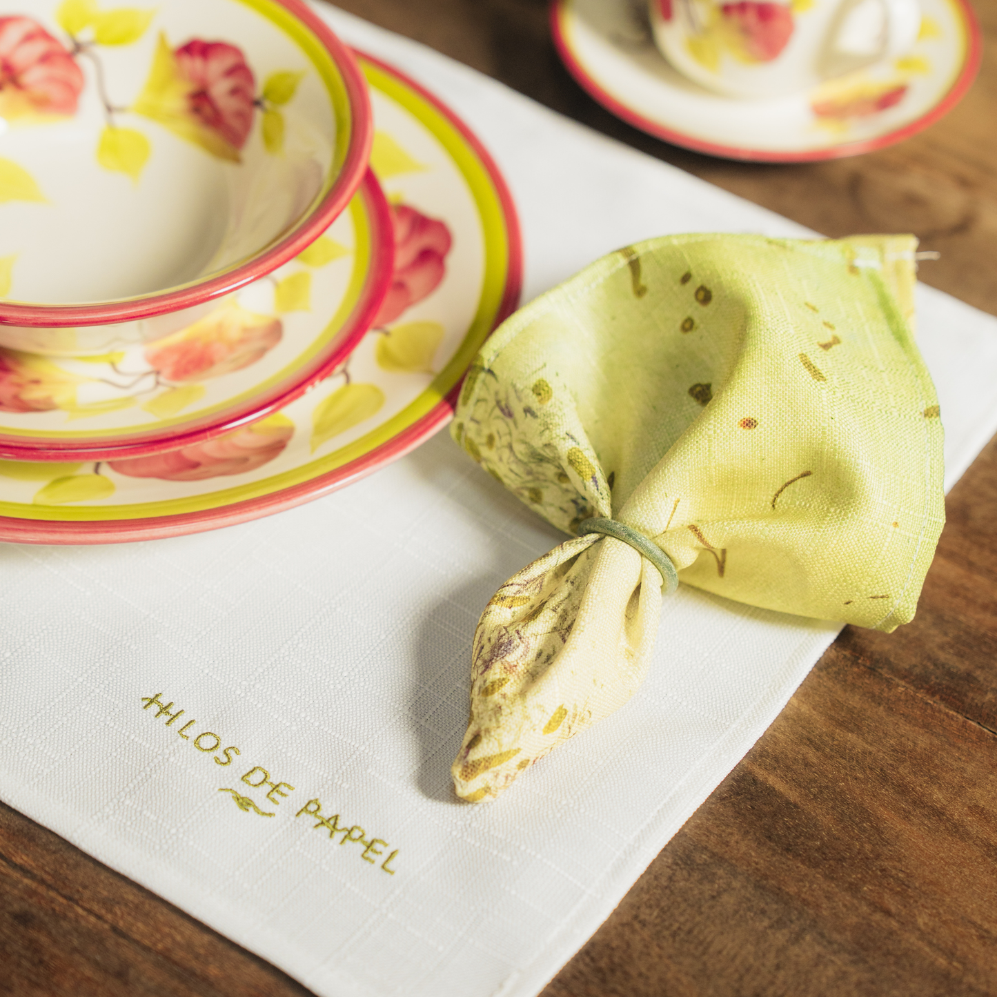 SERVILLETA GARDEN LINO